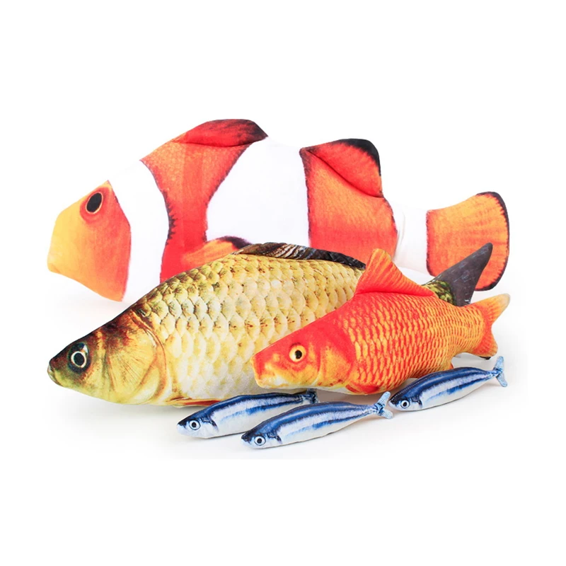 lifelike fish cat toy