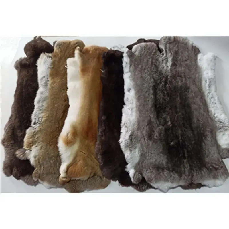 2022 A Whole Rabbit Skin Rabbit Fur Whole Big Real Fur Rabbit Hair
