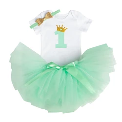 Dress for Girl Baby Christening Gown First 1st Birthday Party Girl Baby Clothing Toddler Summer Clothes Infant