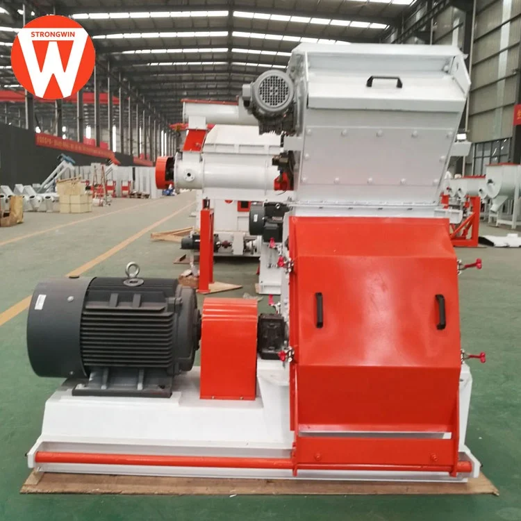 New Steel Multifunctional Chicken Feed Grinder Rice Husk and Wheat Animal Feed Crusher Machine for Plant Use Condition New