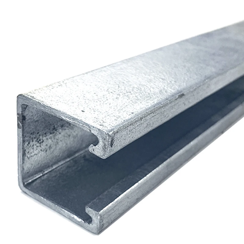 QK2000 Hot Dip Galvanized Solid C Channel Strut with Cutting & Welding Services for Support Hanger Systems
