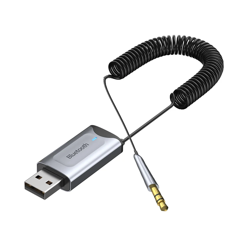 BT Aux адаптер Dongle USB к разъему 3 5 мм автомобильный аудио 0 комплект громкой связи для автомобильного приемника