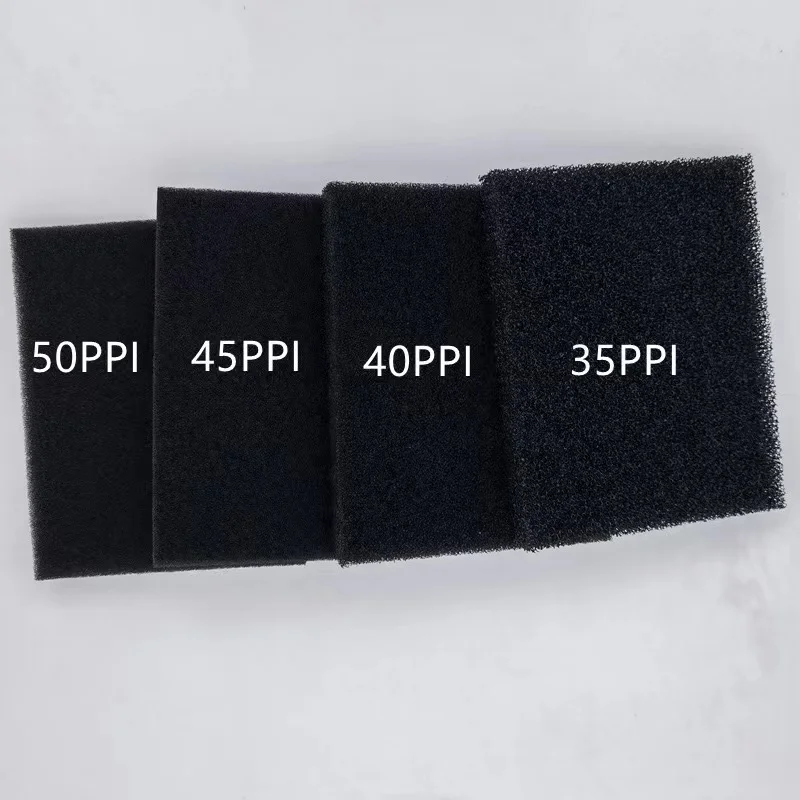 Reticulated Polyurethane Open Cell Mesh 20 30 40 50 60 Ppi Fish Tank Aquarium Filter Foam Sponge