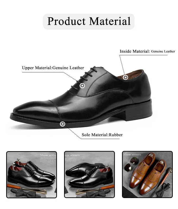 Luxury Leather Shoes - Side View