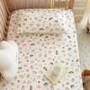 Double-layer gauze baby bed sheet