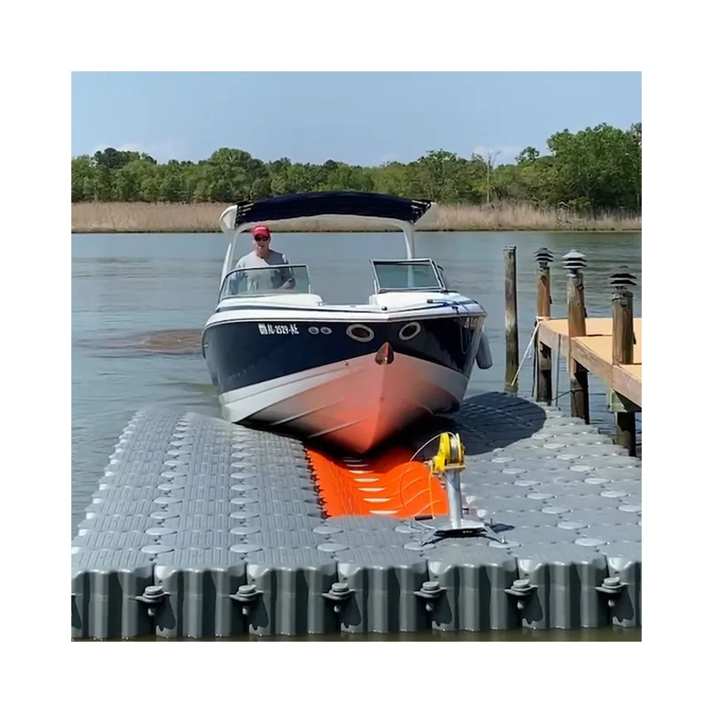 Modular Floating Pontoon Dock for Jet Ski Sea Doo Fishing Boat Yacht Ship Platform Bridge Water Walkway Aquaculture Marine Use