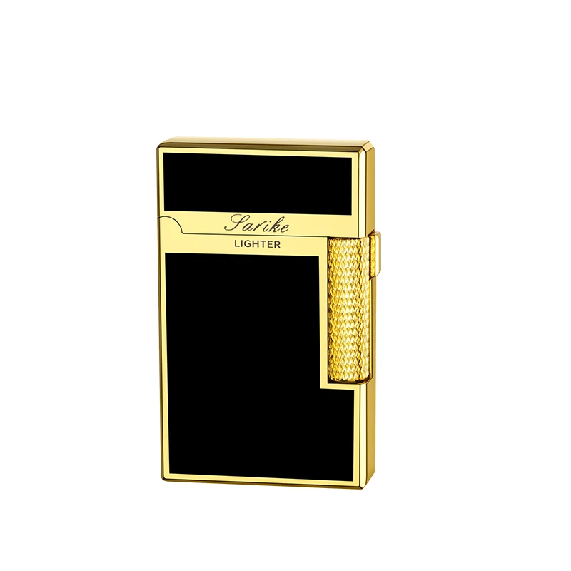 DB-1599 Langsheng Double Flame Lighter Torch and Normal Flame Lighter Cigar Cigarette Lighter Two Ignition Gas Refillable Luxury