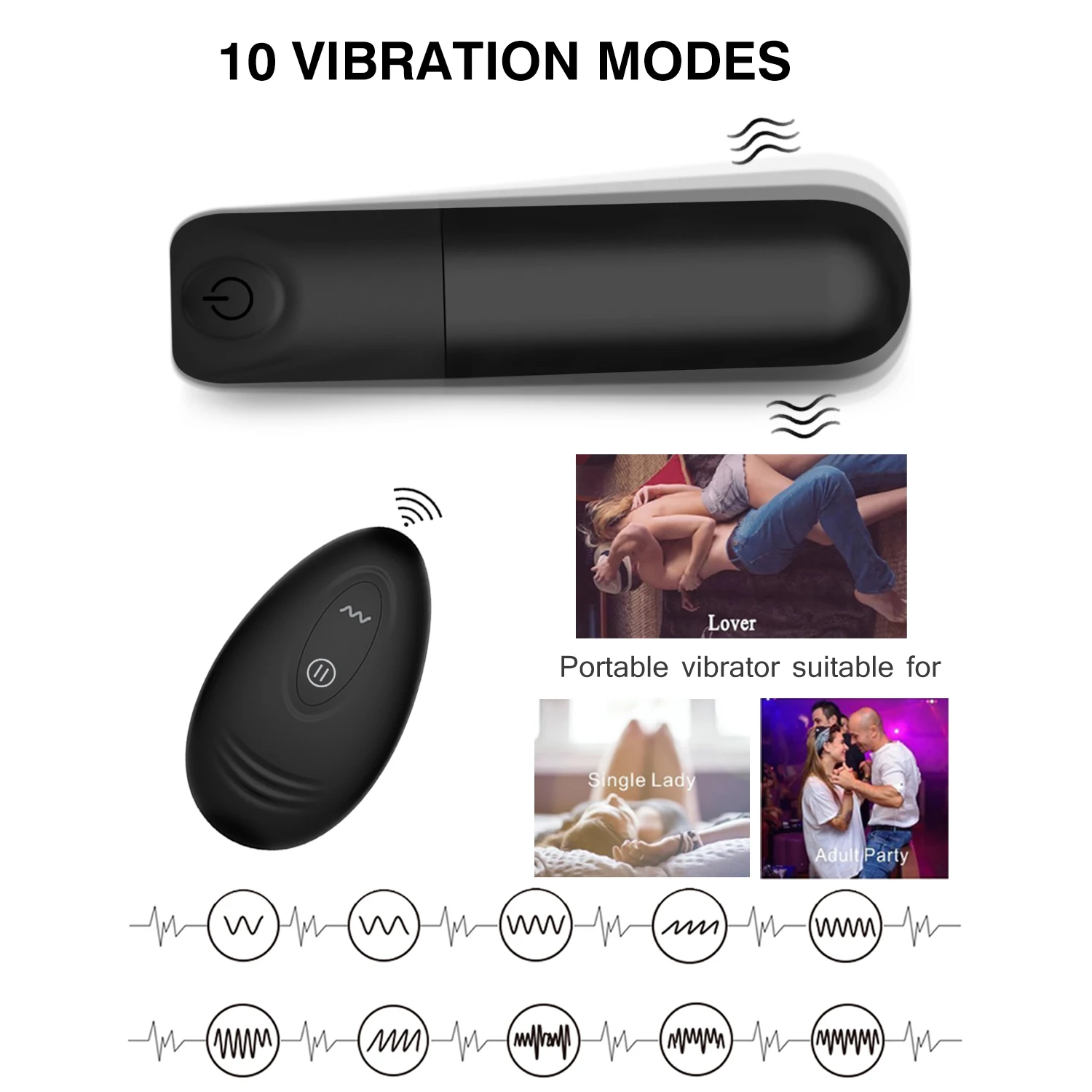 2023 Hot Selling 10 Speed USB Rechargeable Silicone Mini Bullet Vibrator Sex Toy Women Egg Jumping