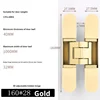 Gold [160*28] 3D hinge
