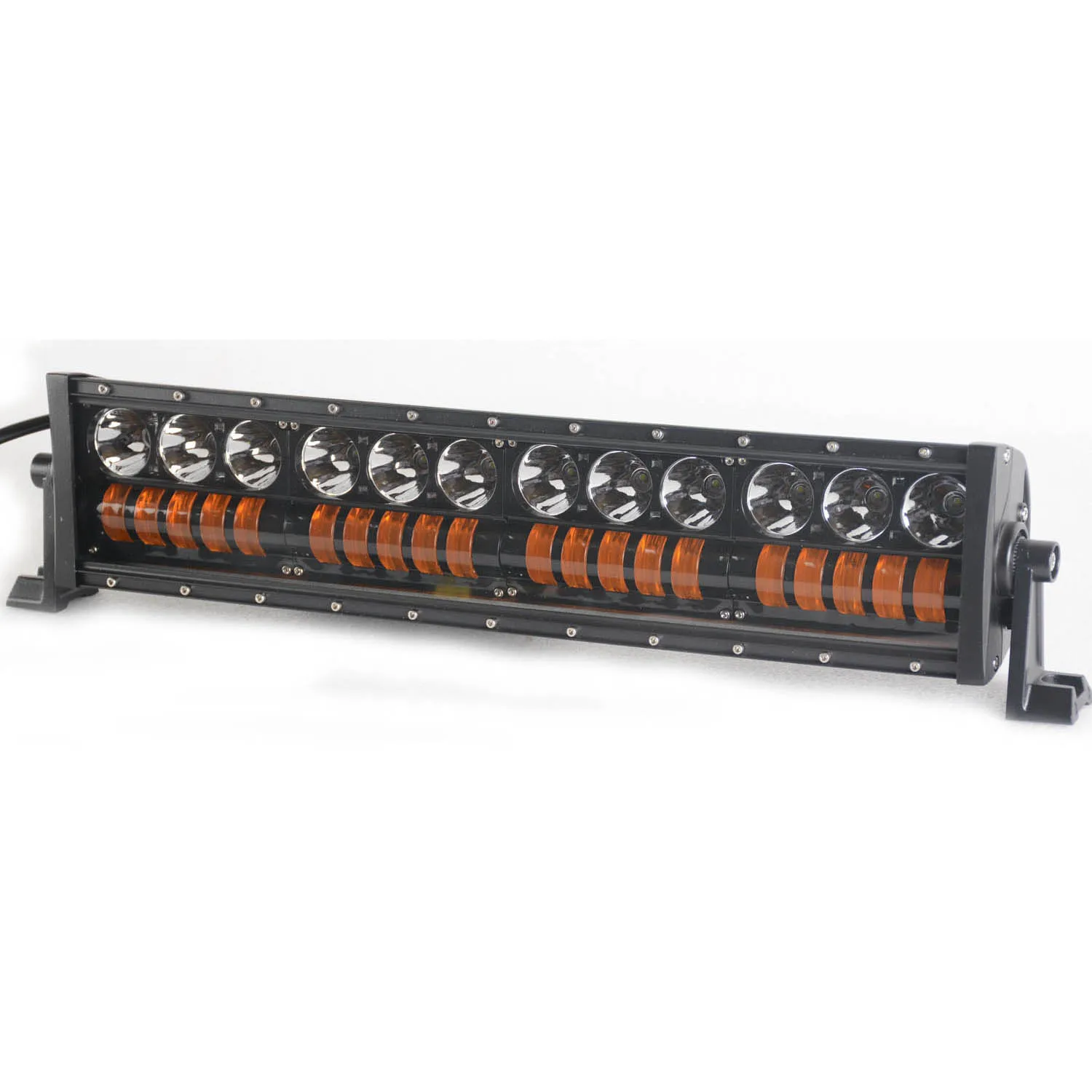 15inch 20inch 25inch 30inch 35inch 40inch Dual Color Flood Spot Led OffRoad Work Light bar Dual Row LED Light Bar for Car Truck