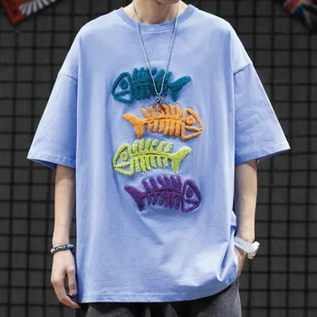 New luxury 22 Men Embroidery knitting duck T Shirts T-Shirt Hip
