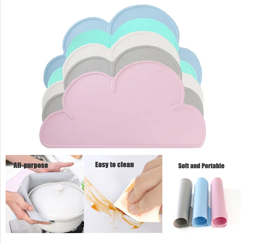 Reusabl Wholesale Custom Silicone Placemat Silicone Kid Placemats Re