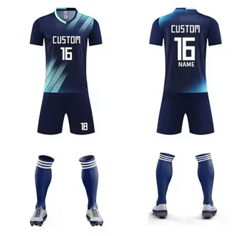 Wholesale Custom Football Jerseys Breathable Quick Dry Classic Retro Soccer Jersey Custom Futbol Vintage Set Thaiquality Stock