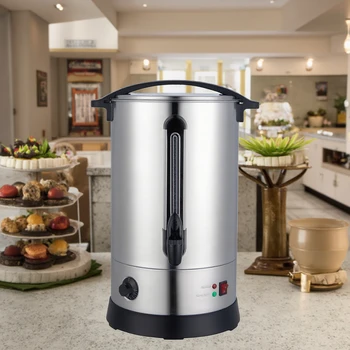 Durability High Water Dispenser Milk Tea Counter 8L Stainless Steel Electric Tea Water Urn Commercial Catering Water Boiler