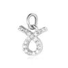Silver taurus-single pendant