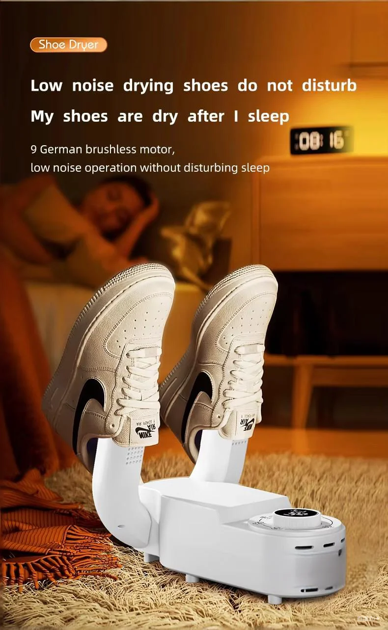 Retractable Shoes Dryer Household Folding Timing Baking Shoes Dryer Smart Touch Screen Automatic Hot Air Deodorant Shoes Dryer