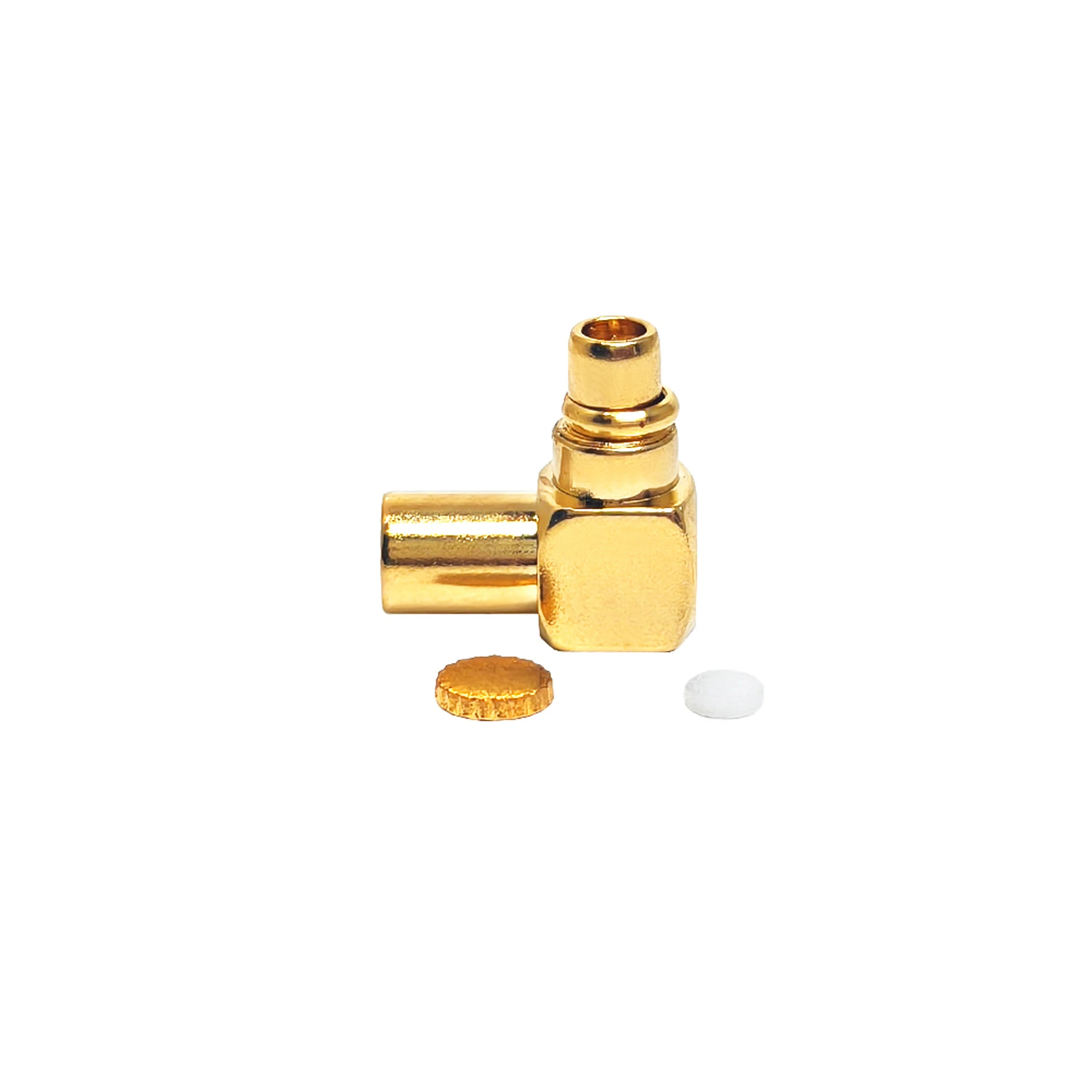 MMCX Male Right Angle Plug SS405 Low Loss
