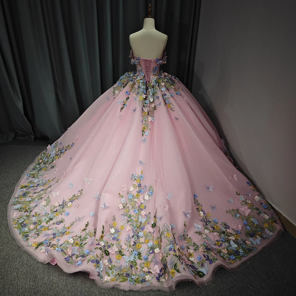 Shop Classic Quinceanera Dresses 2024 Ball Gown Appliques Lace Up