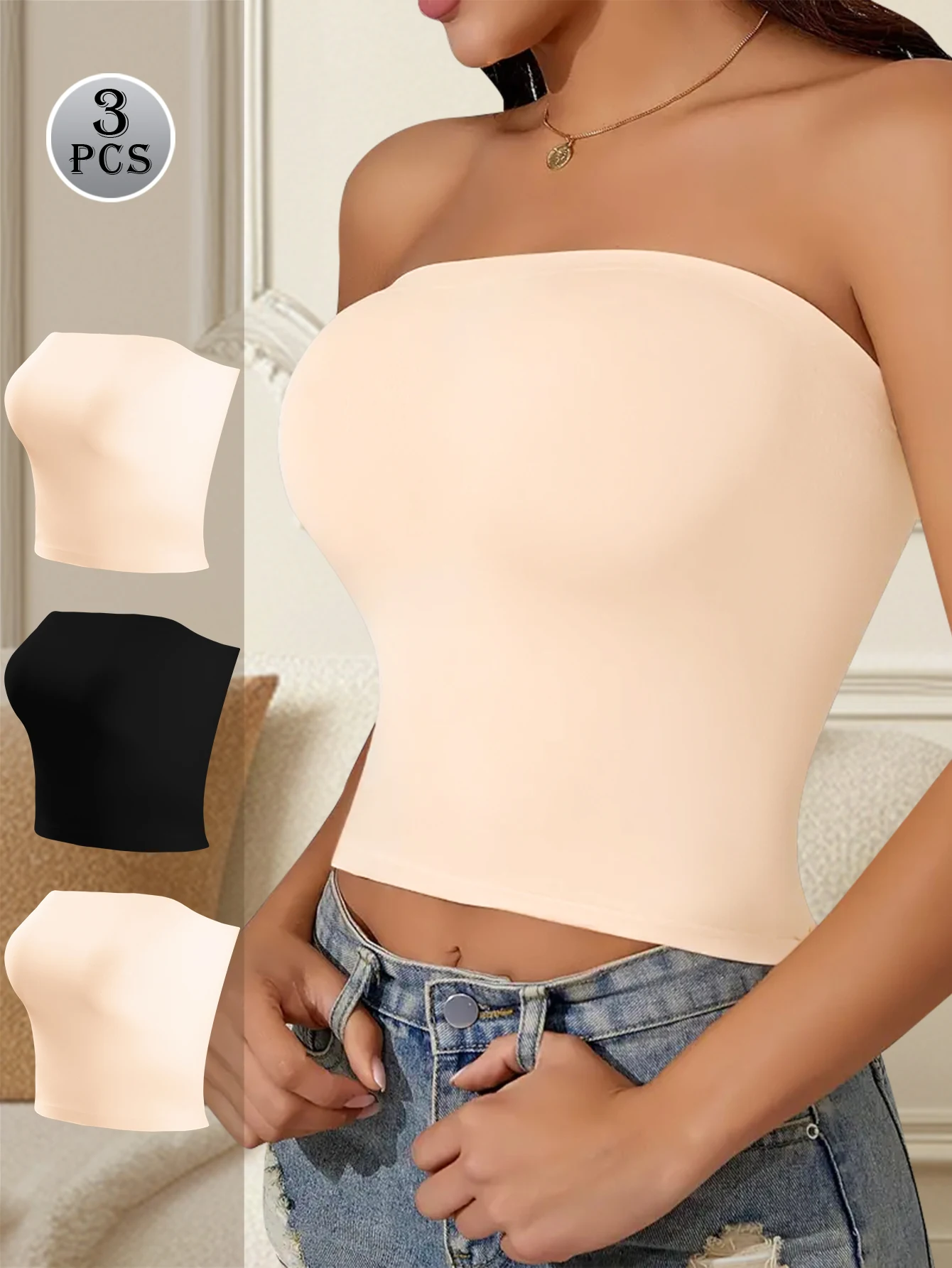 Seamless Strapless Tube Top (2023) product reference view 3