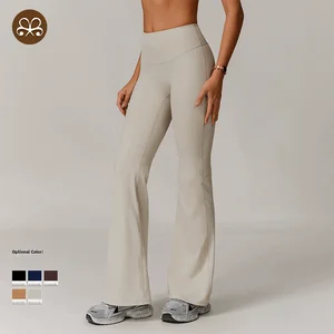 Ready to Ship Sportswear Gym Women's High Waist Flared Leggings Quick Dry Fitness Workout Yoga Pants