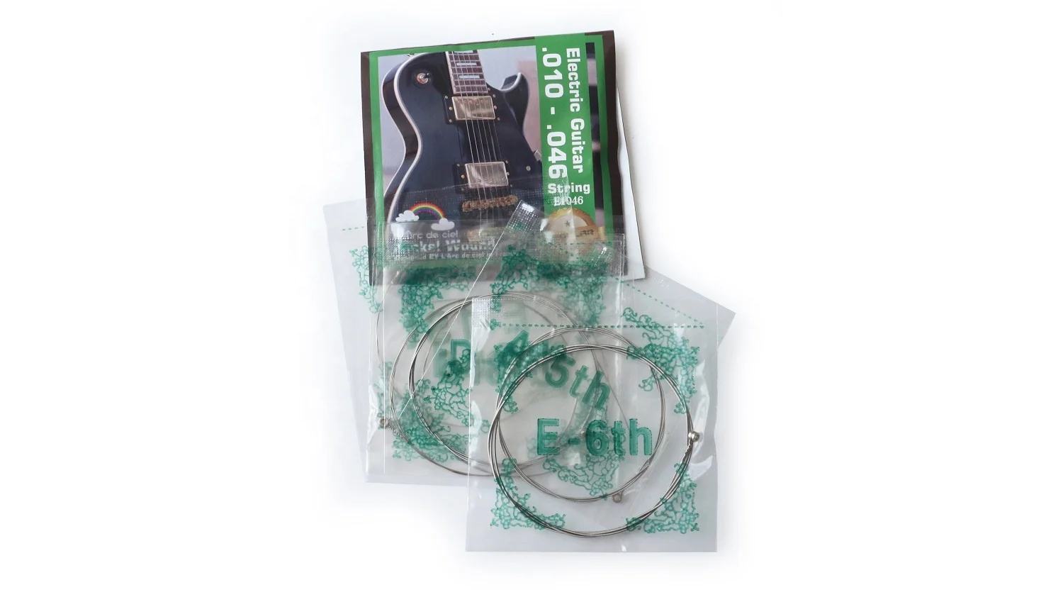 High Quality Nickel Electric String  Guitar Strings of Larc De Ciel  009 010 011 Gauge  Packaged Guitar Strings