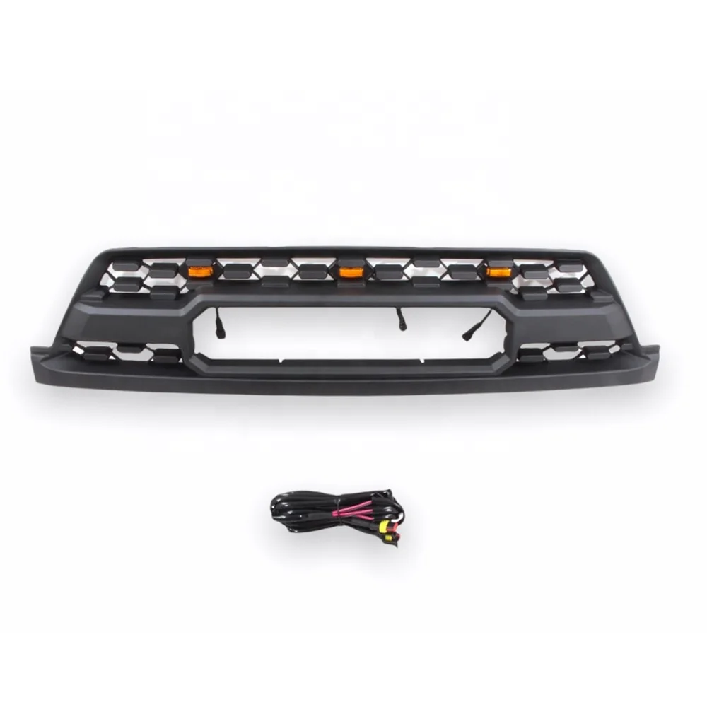 Spedking Hot Sale 4x4 Auto Tuning Aksesori Bumper Depan Grille dengan Lampu LED untuk Toyota 4runner 2002-2005 Grille