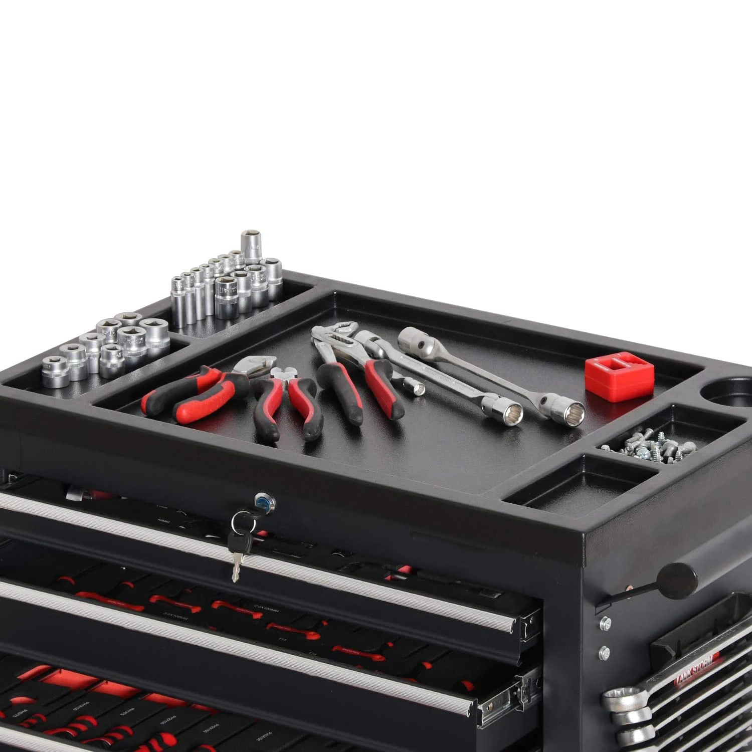 2025 Factory Cheap Metal Garage Tool Cabinet Trolley with Drawers manufacture