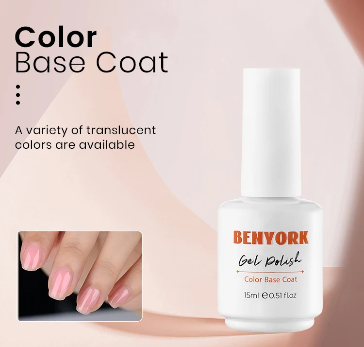 Private Label Colorful Base Coat High Adhesion No Yellowing Color Base