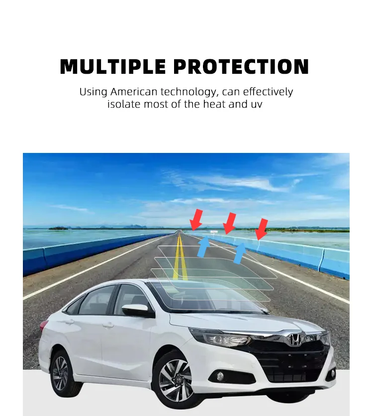 Sun Heat Control Nano Ceramic Solar Polarized Car Window Tint Uv