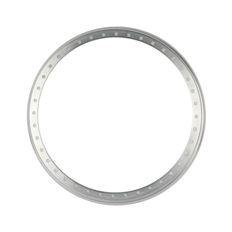 ドリル40穴ポリッシュ6061素材アウターリム16インチホイールリップ