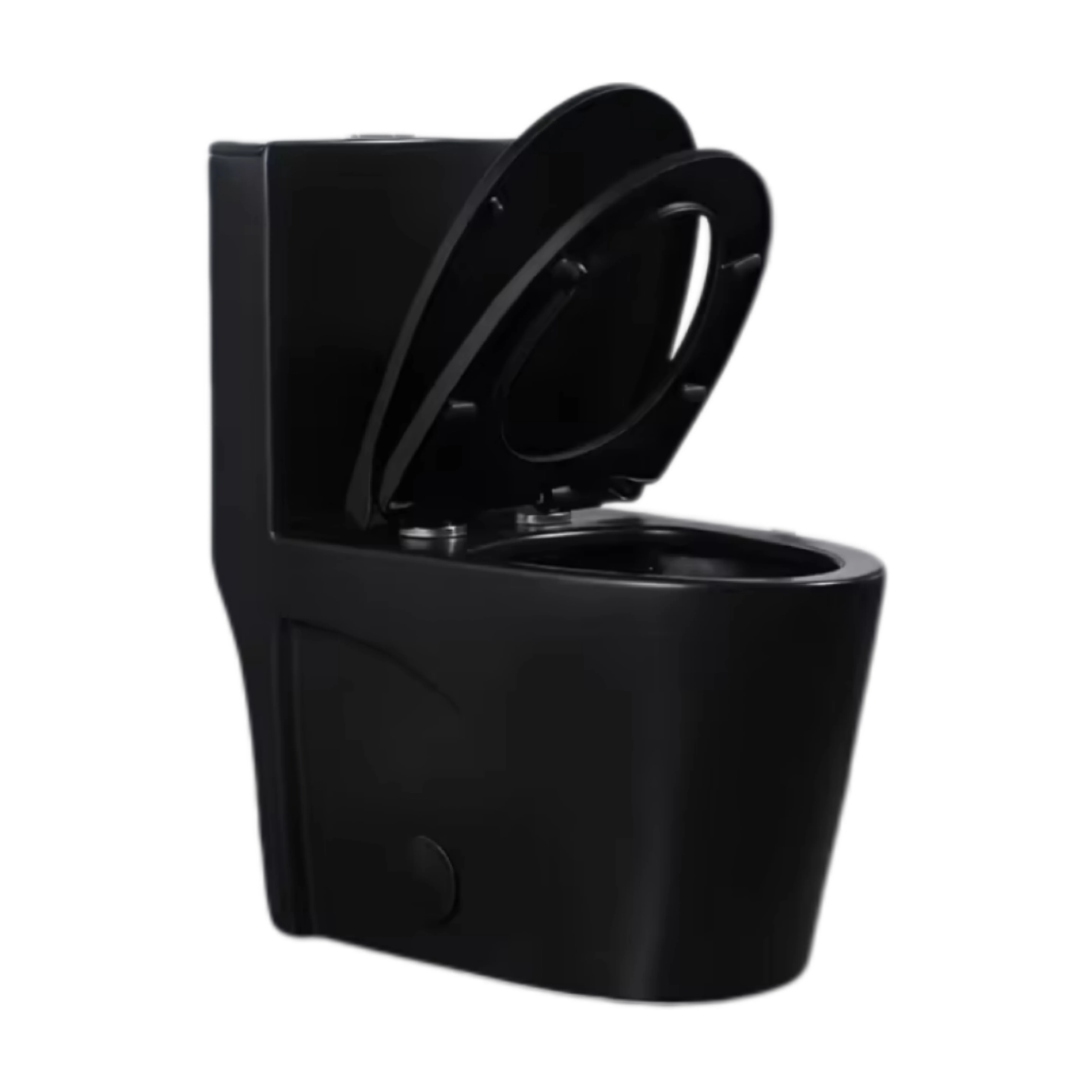 Black bathroom water closet UPC certified american style siphonic toilet bowl bathroom ceramic one piece toilet manufacture