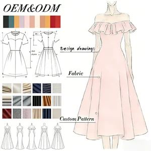 China High Quality Garment Factory Women Casual Dresses Custom Low MOQ Clothing Women Made Dress ODM OEM Custom