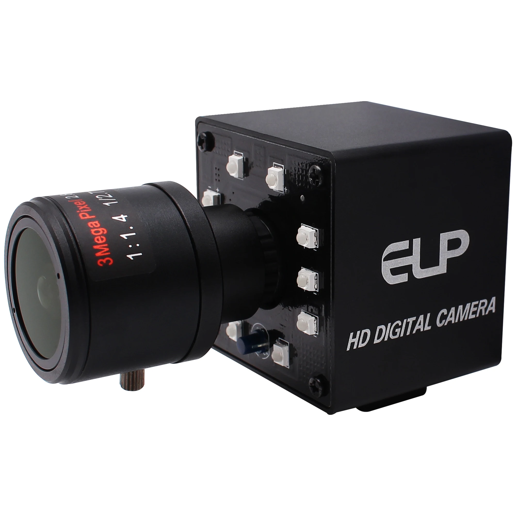 Elprico Webcam HD 1080p, Webcam à Distance Professionnelle sans Fil WiFi  avec Fonction de Nuit Infrarouge Caméra Rechargeable pour Ordinateur  Portable