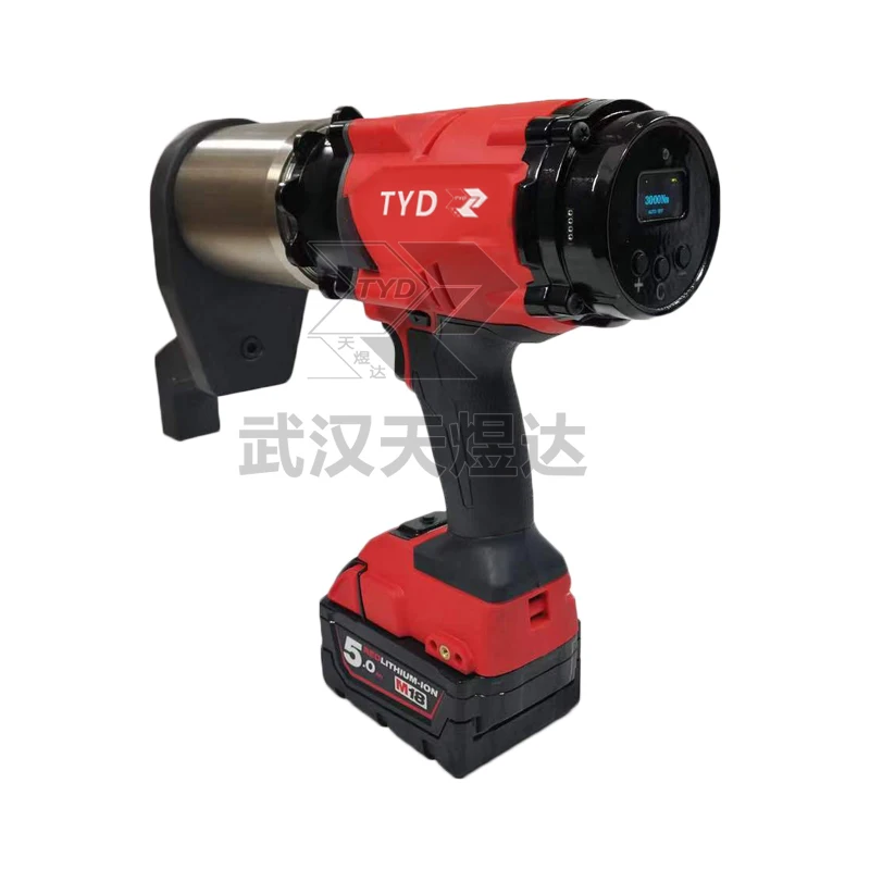 High-Speed 18V/5Ah Battery Nutrunner Cordless Digital Display  Lithium Battery Torque Wrench Gun