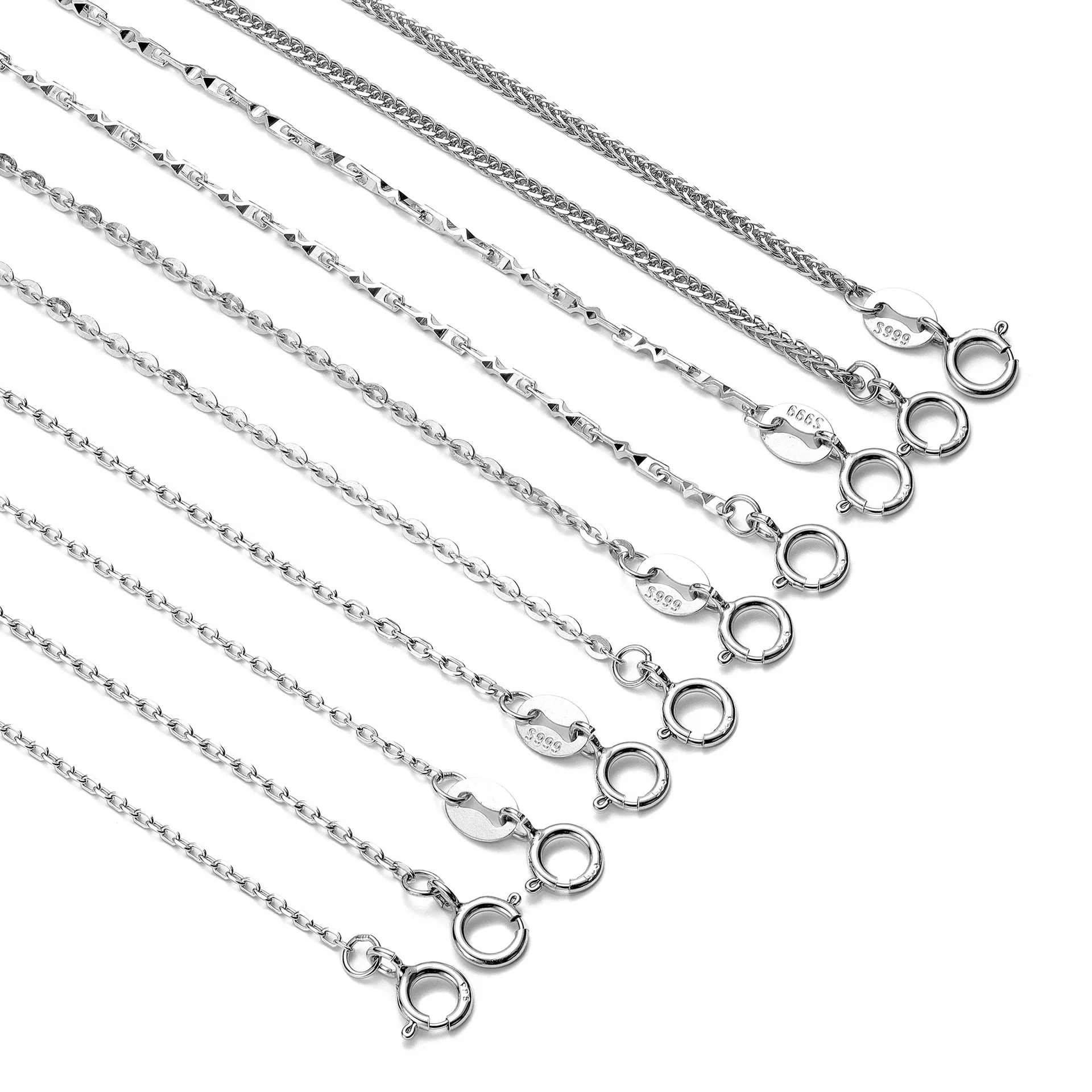 VEKEKLEE S999 Silver Fashion Necklace - Perfect for Anniversaries