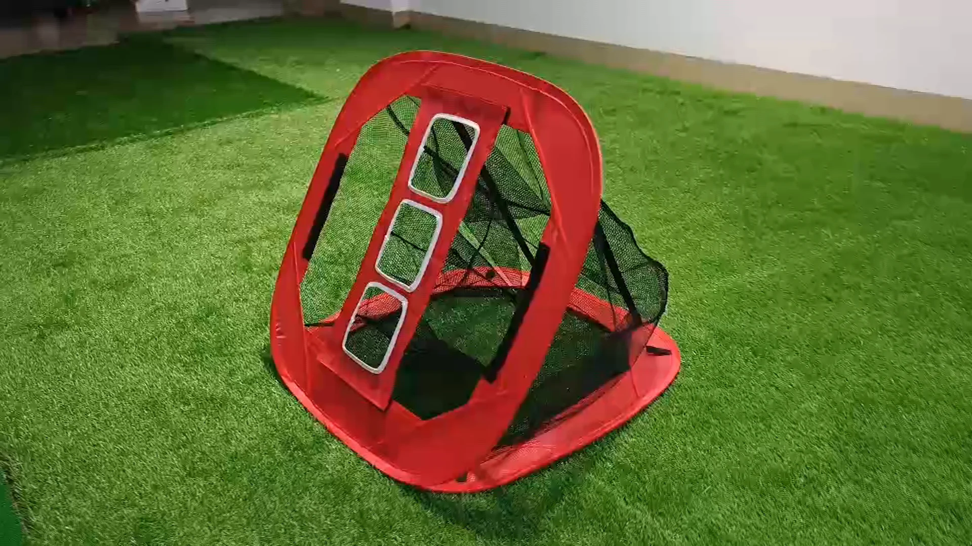 Funny Vertical And Horizontal Switch Target Fabric For Golf Swing Practice Place Indoor And