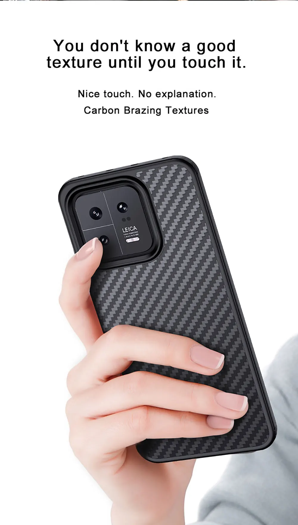 product luxury light weight carbon fibre phone case aramid fiber business protective shell cover for for xiaomi 13 pro-34