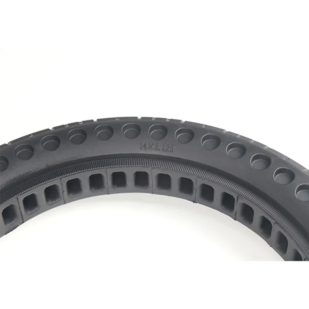 14-Inch Honeycomb Solid Tyre Airless Tires 14x2.125 Rubber Tyres for Electric Bicycle Accessories for Electric Scooters