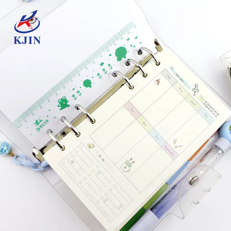 A5 Notepad Weekly Diary Recycled Smart Erasable Planner Notepads Custom Logo Printed to Do List Notebook Journal with Pen