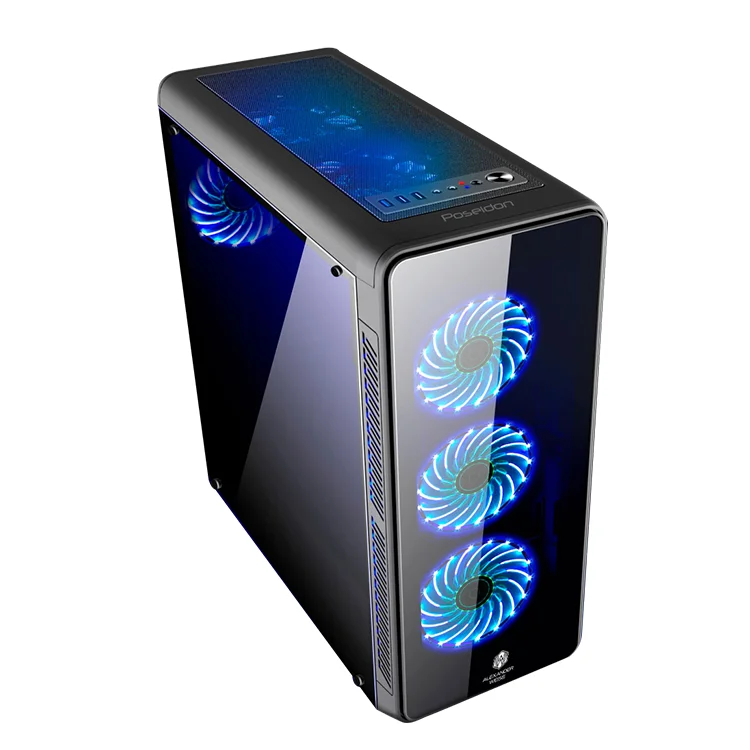 Gabinete Gamer Gamemax Elysium G503X, Mid Tower, Com 3 Fans, White, Sem  Fonte