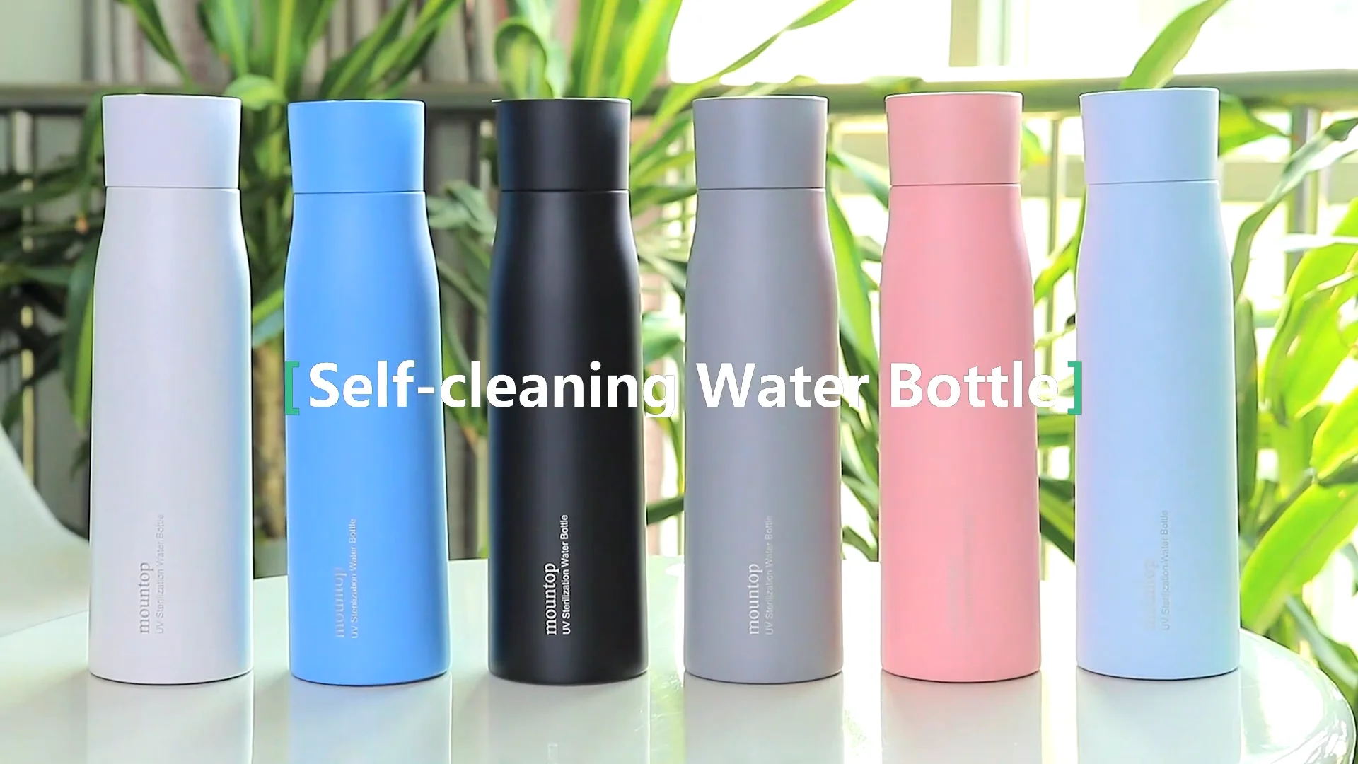 New Trends 2024 Selfcleaning Water Bottle Custom Logo Stainless Steel