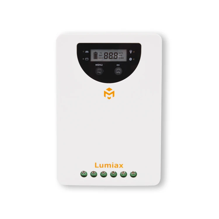 Lumiax MC4010/BT MPPT 40A 12V/24V Charge Controller for Solar System with LCD Display LED Indicators RS485/Bluetooth