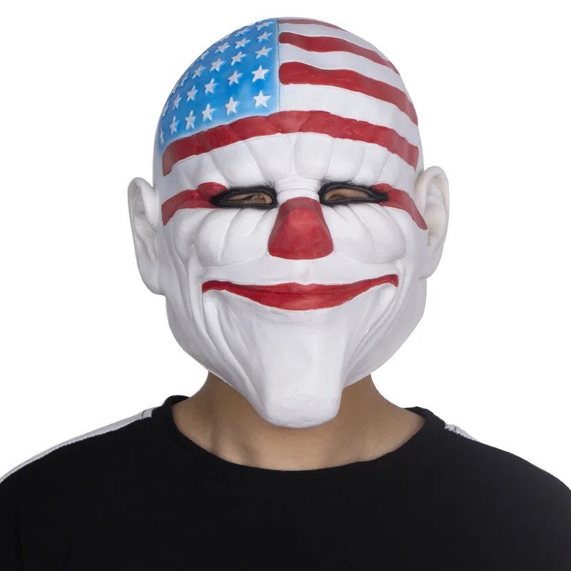 Маска с бургерами на Хэллоуин страшная маска клоуна костюм страшной маски цена игрушки из латекса ужасом Стивена Кинга