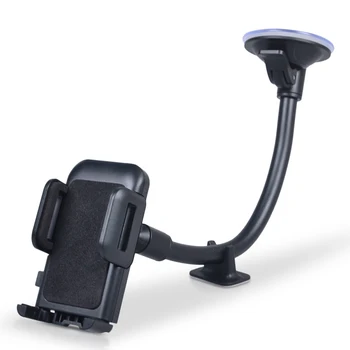 Amazon Best Selling Strong Suction Anti-Shake Car Phone Mount Long Arm Dashboard Windshield Car Phone Holder