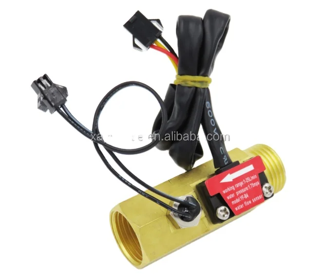 Water Flow Sensor Turbine Flowmeter Water Heater Hall Sensor Buy