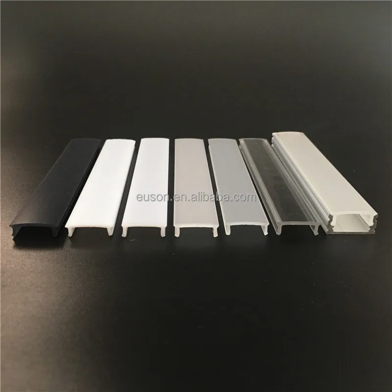 16mm Linear PMMA PC Diffuser for Recessed Aluminum LED Profile