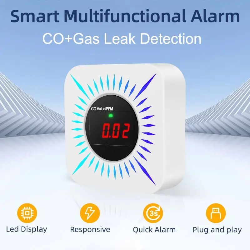Portable Infrared Sensor CO Detector Gas Analyzer for Indoor Air Quality Monitoring Cheap Price Carbon Monoxide Analyzer