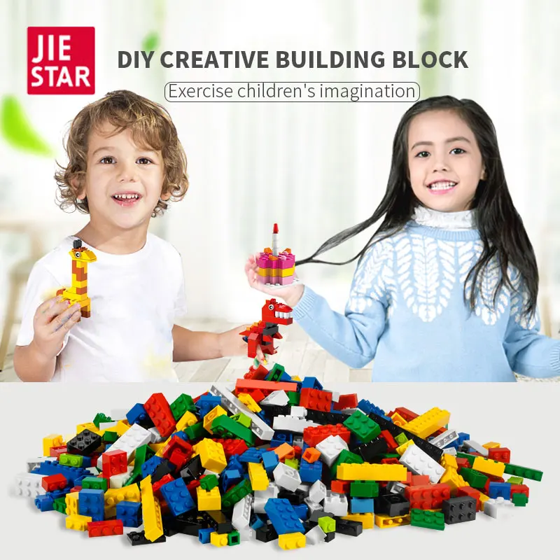 Jiestar Classic Large Creative Brick Bulk Building Block Set Generic