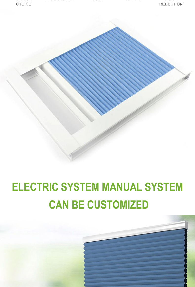 Customized Soundproof Wifi Remote Automatic Motorized Electric Smart