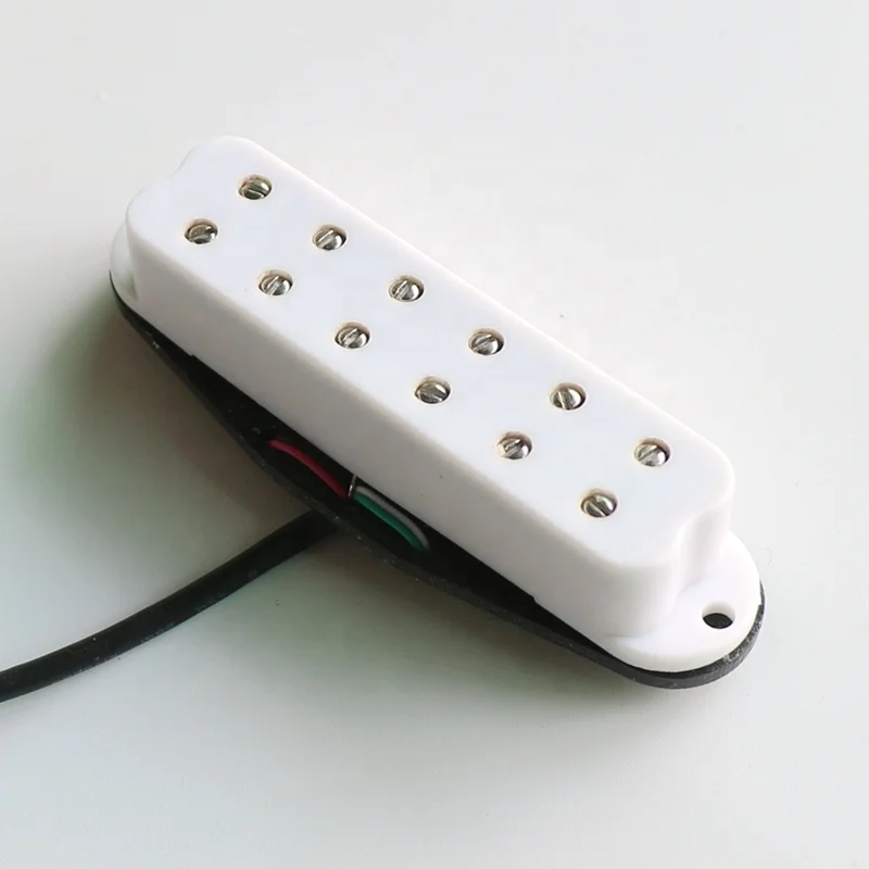 Donlis High Output Dual Coil Single Guitar Pickup With 12 Pole Piece Screws for ST Electric Guitars